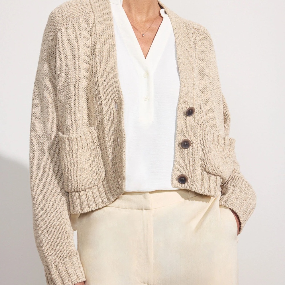 Brochu Walker - Asher Multi Cropped Chunky Knit Cardigan - Picture 2 of 5